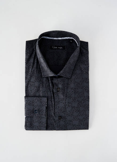 Chemise manches longues gris LA CIBLE ROUGE pour homme