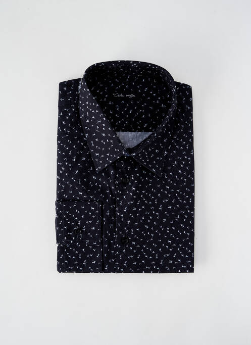 Chemise manches longues noir LA CIBLE ROUGE pour homme