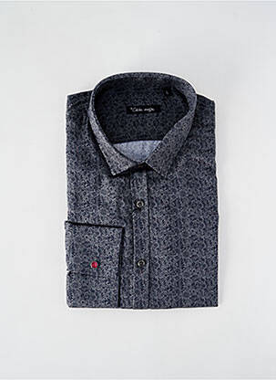 Chemise manches longues imprimé fantaisie gris LA CIBLE ROUGE homme