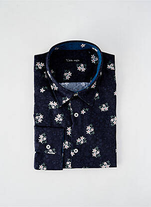 Chemise manches longues coupe cintrée noir LA CIBLE ROUGE homme