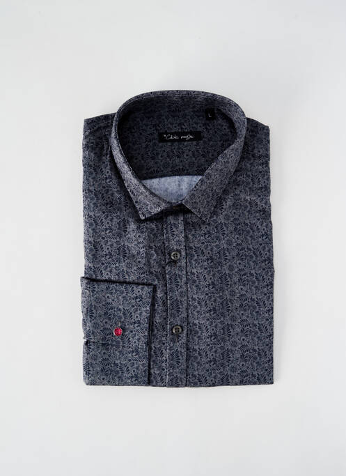 Chemise manches longues gris LA CIBLE ROUGE pour homme