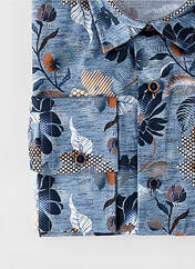 Chemise manches longues bleu LA CIBLE ROUGE pour homme seconde vue