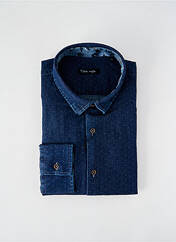 Chemise manches longues bleu LA CIBLE ROUGE pour homme seconde vue