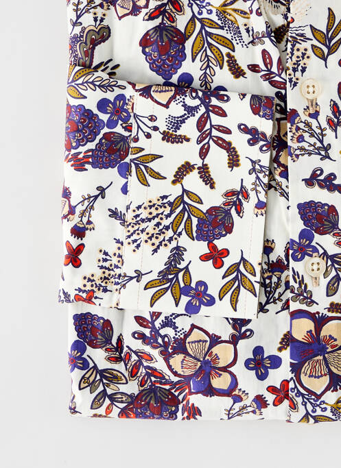 Chemise manches longues blanc LA CIBLE ROUGE homme