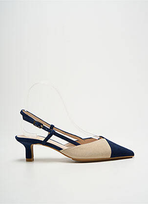 Sandales/nu pieds fermeture boucle(s) talon de 4 à 6cm bleu LODI femme