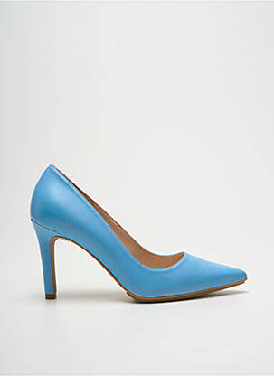 Ballerines type de semelle amortissante talon de 7 à 9cm bleu LODI femme