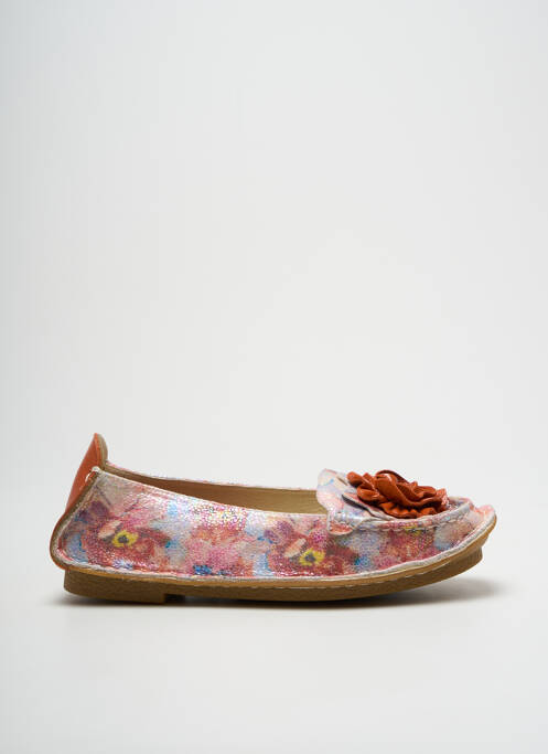 Mocassins orange LAURA VITA pour femme