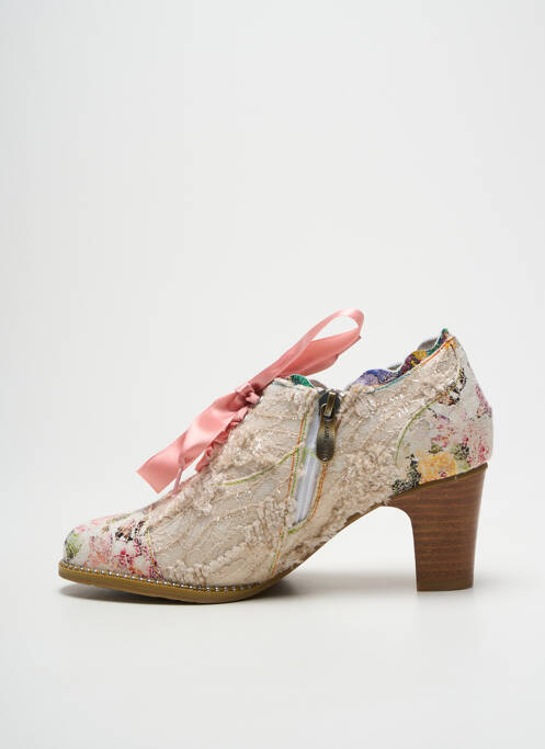 Derbies beige LAURA VITA pour femme