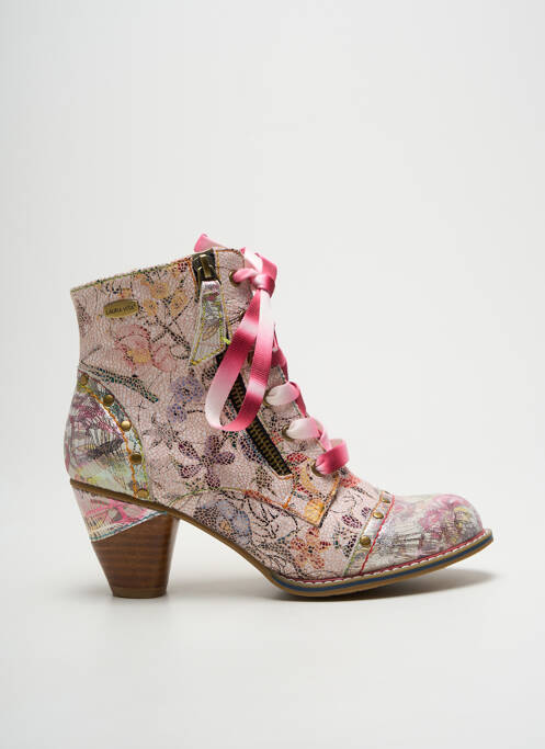 Bottines/Boots rose LAURA VITA pour femme