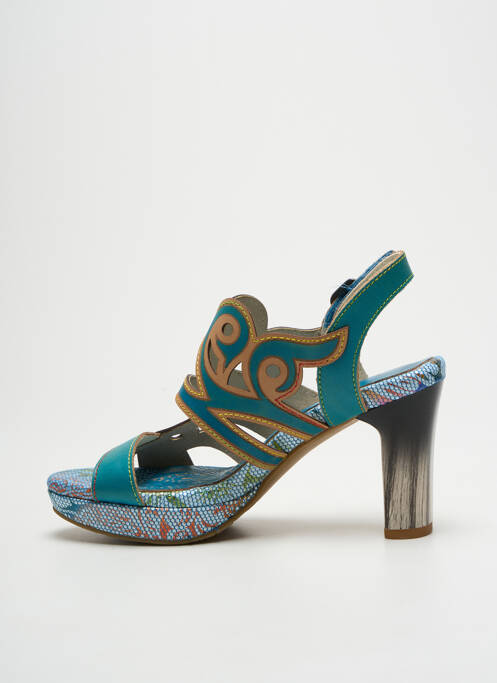 Sandales/Nu pieds bleu LAURA VITA pour femme