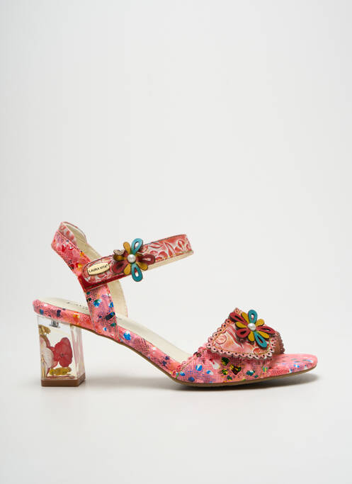 Sandales/Nu pieds rouge LAURA VITA pour femme