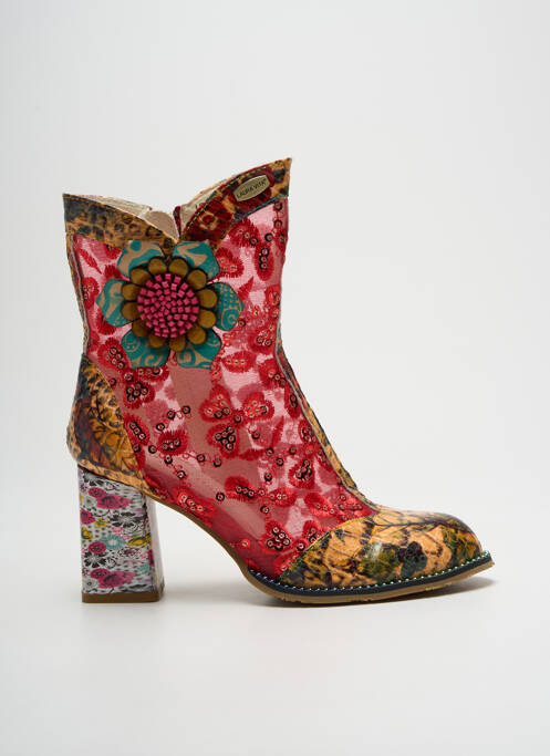 Bottines/Boots rouge LAURA VITA pour femme