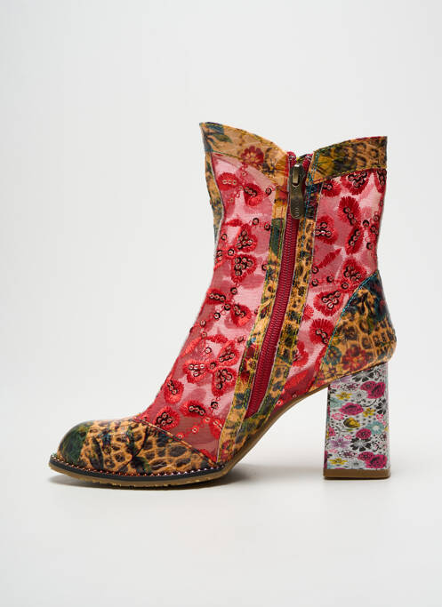 Bottines/Boots rouge LAURA VITA pour femme