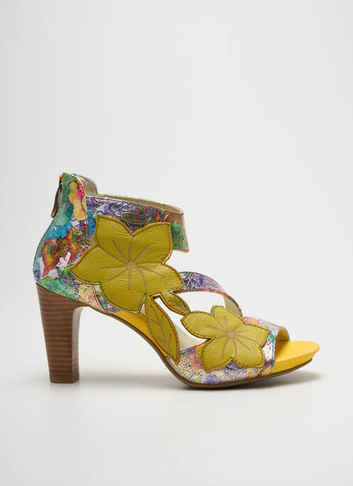Sandales/Nu pieds jaune LAURA VITA pour femme
