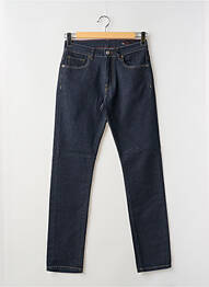Jeans coupe droite fermeture zippée sous rabat boutonné taille normale bleu LA CIBLE ROUGE homme
