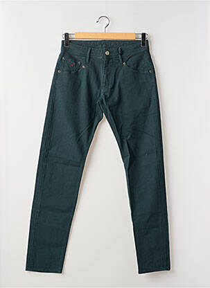 Pantalon droit stretch taille normale vert LA CIBLE ROUGE homme