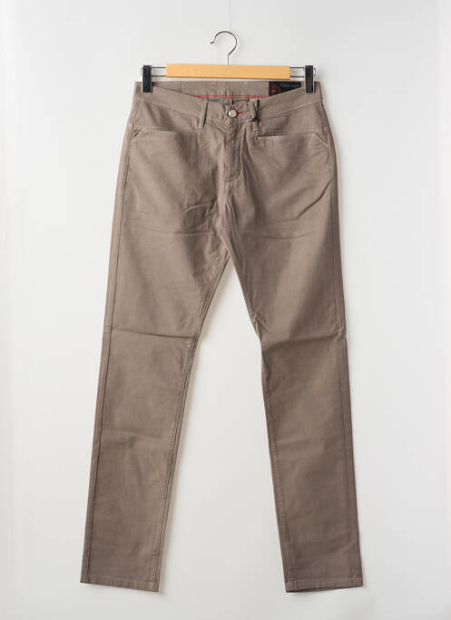 Pantalon droit marron LA CIBLE ROUGE pour homme