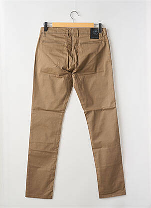 Pantalon droit coupe droite marron LA CIBLE ROUGE homme