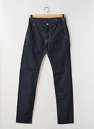 Pantalon slim stretch taille normale bleu LA CIBLE ROUGE homme
