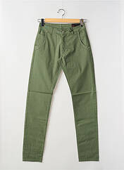 Pantalon chino vert LA CIBLE ROUGE pour homme seconde vue