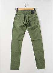 Pantalon chino vert LA CIBLE ROUGE pour homme seconde vue