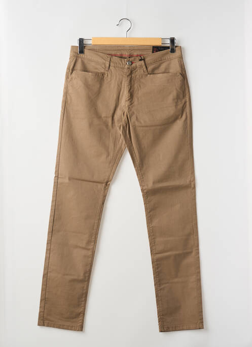 Pantalon droit marron LA CIBLE ROUGE pour homme