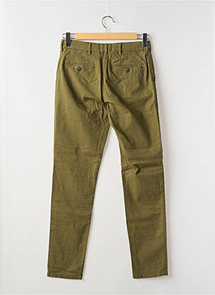 Pantalon chino stretch taille normale vert LA CIBLE ROUGE homme