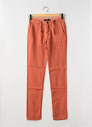 Pantalon droit coupe droite orange LA CIBLE ROUGE homme