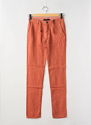 Pantalon droit coupe droite orange LA CIBLE ROUGE homme