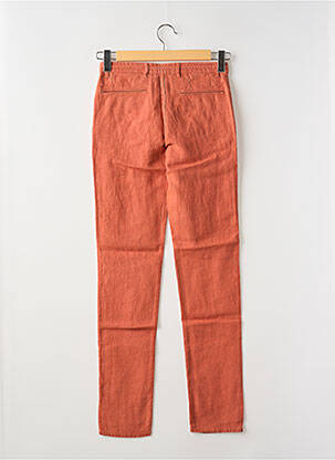 Pantalon droit coupe droite orange LA CIBLE ROUGE homme