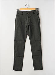 Pantalon chino stretch taille normale noir LA CIBLE ROUGE homme