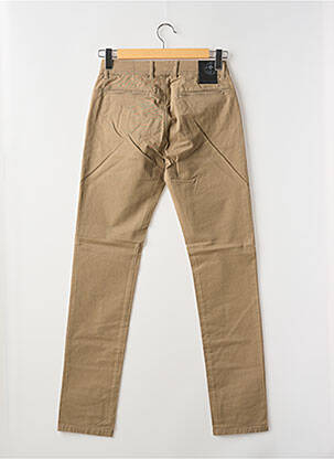 Pantalon chino stretch taille normale beige LA CIBLE ROUGE homme