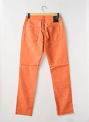 Jeans coupe droite stretch taille normale orange LA CIBLE ROUGE homme