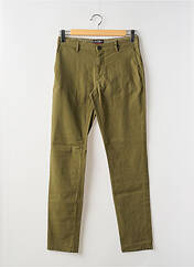 Pantalon chino vert LA CIBLE ROUGE pour homme seconde vue