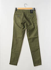 Pantalon chino vert LA CIBLE ROUGE pour homme seconde vue