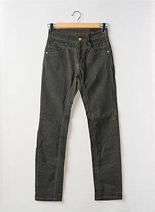 Pantalon droit stretch taille normale vert LA CIBLE ROUGE homme