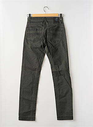 Pantalon droit stretch taille normale vert LA CIBLE ROUGE homme