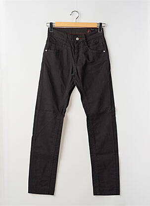 Pantalon droit stretch taille normale noir LA CIBLE ROUGE homme