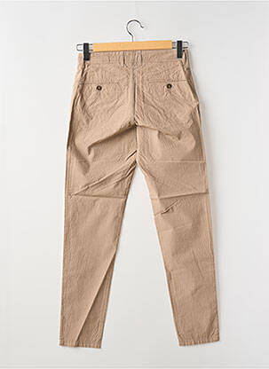 Pantalon chino stretch taille normale marron LA CIBLE ROUGE homme