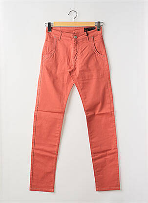Pantalon chino orange LA CIBLE ROUGE pour homme