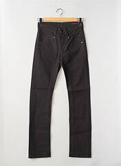 Pantalon droit noir LA CIBLE ROUGE pour homme seconde vue