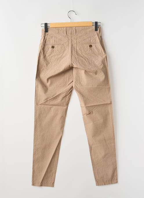 Pantalon chino marron LA CIBLE ROUGE homme