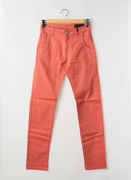 Pantalon chino orange LA CIBLE ROUGE pour homme