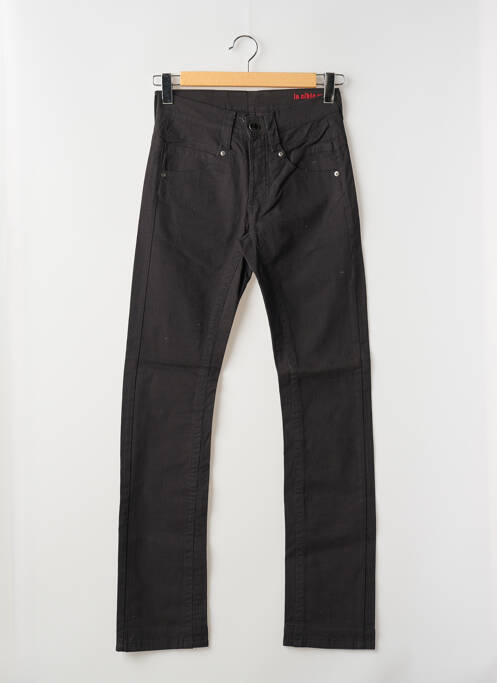 Pantalon droit noir LA CIBLE ROUGE pour homme