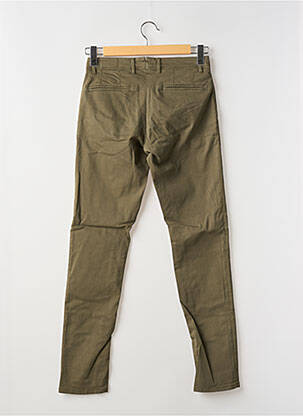 Pantalon chino stretch taille normale vert LA CIBLE ROUGE homme
