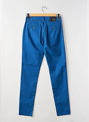 Pantalon chino stretch taille normale bleu LA CIBLE ROUGE homme