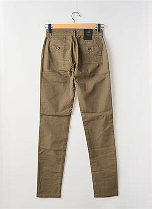 Pantalon chino stretch taille normale vert LA CIBLE ROUGE homme