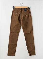 Pantalon chino marron LA CIBLE ROUGE pour homme seconde vue