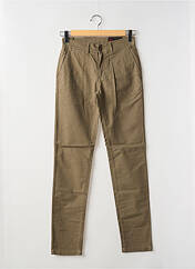 Pantalon chino vert LA CIBLE ROUGE pour homme seconde vue