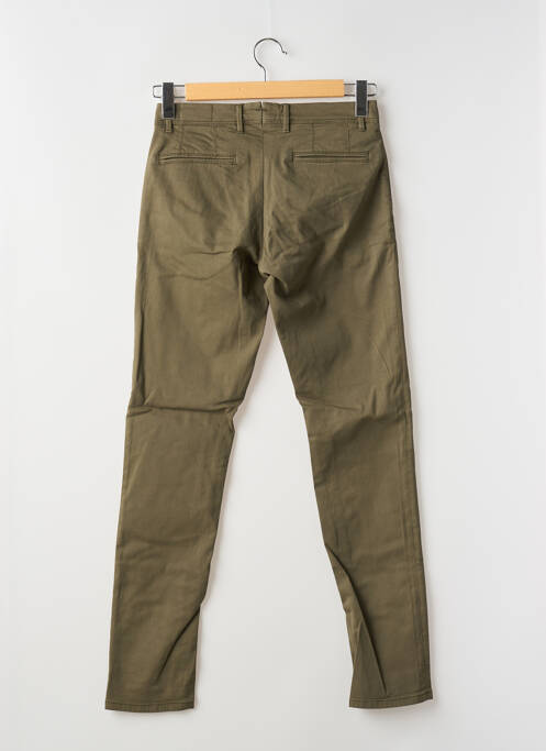 Pantalon chino vert LA CIBLE ROUGE pour homme